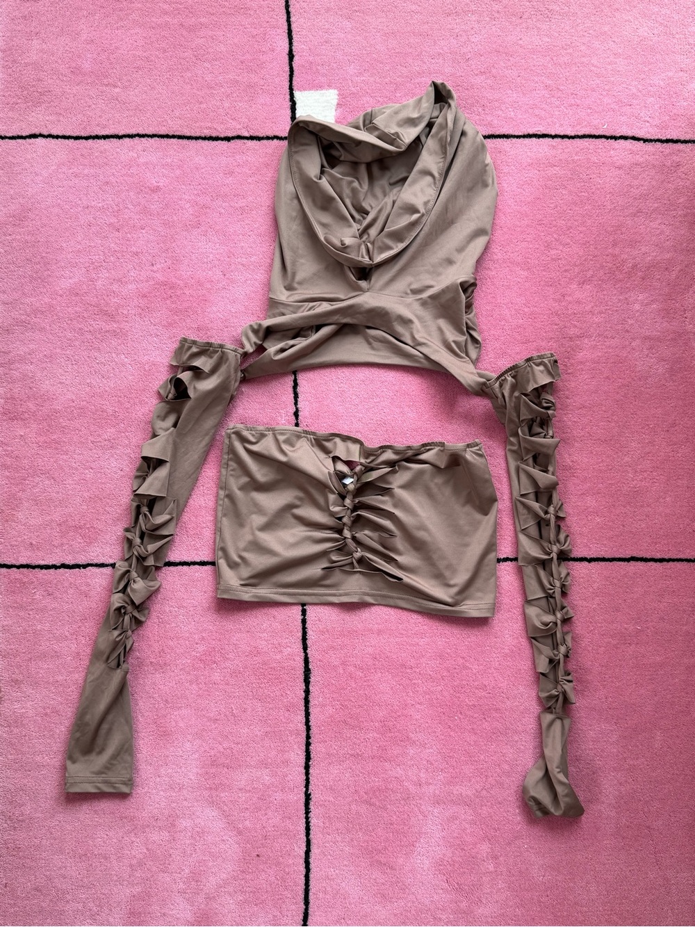iHeartRaves "take me to the desert" crop top